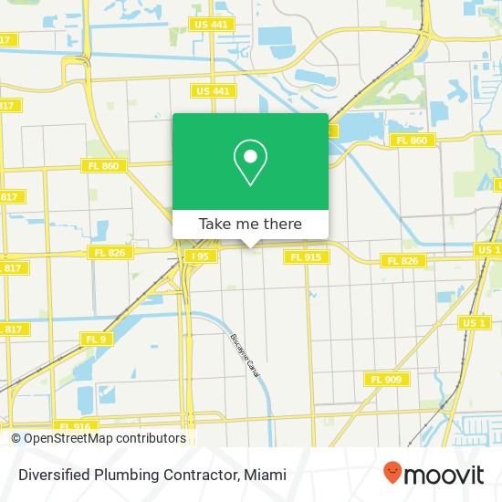 Mapa de Diversified Plumbing Contractor