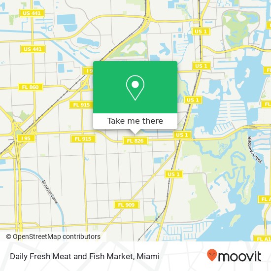 Mapa de Daily Fresh Meat and Fish Market