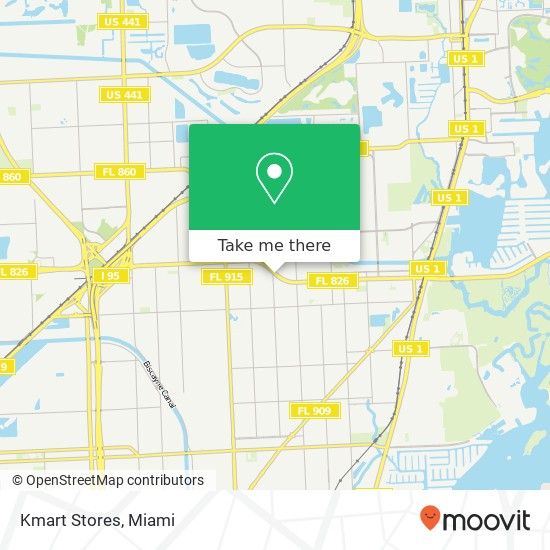 Mapa de Kmart Stores