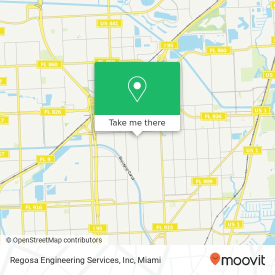 Mapa de Regosa Engineering Services, Inc