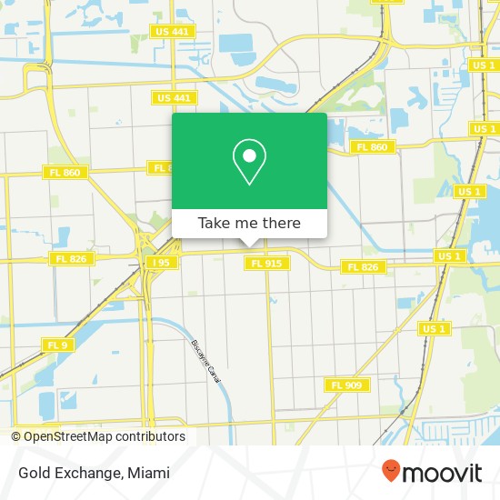 Gold Exchange map