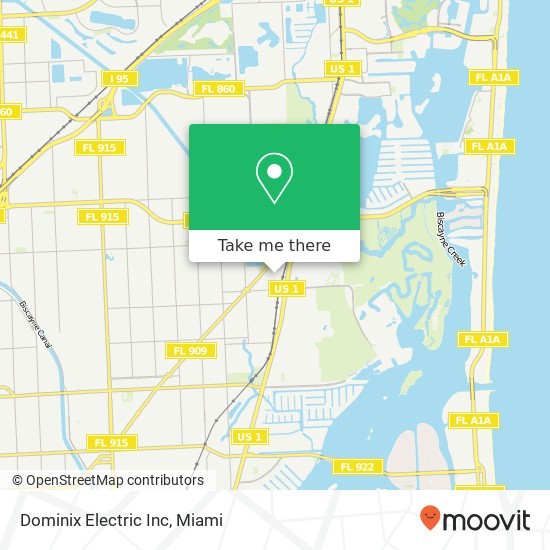 Dominix Electric Inc map