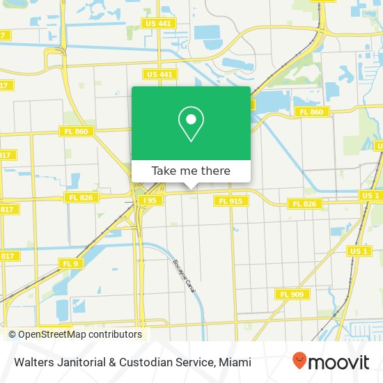 Mapa de Walters Janitorial & Custodian Service