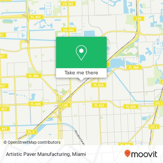 Artistic Paver Manufacturing map