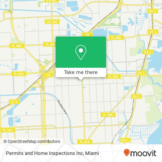 Mapa de Permits and Home Inspections Inc