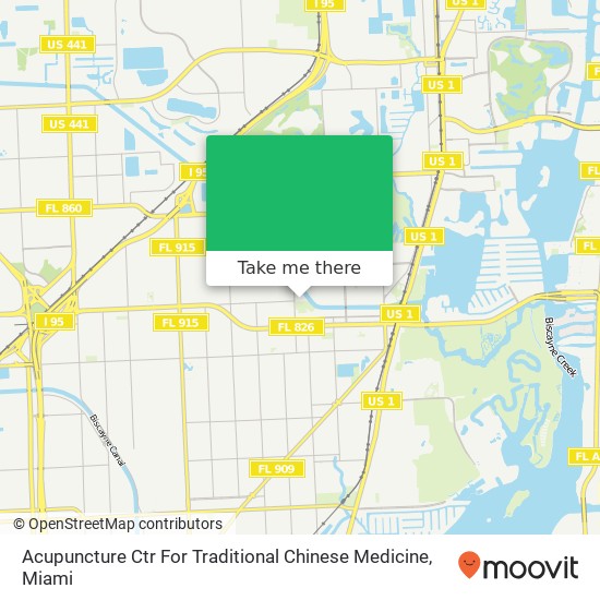 Mapa de Acupuncture Ctr For Traditional Chinese Medicine