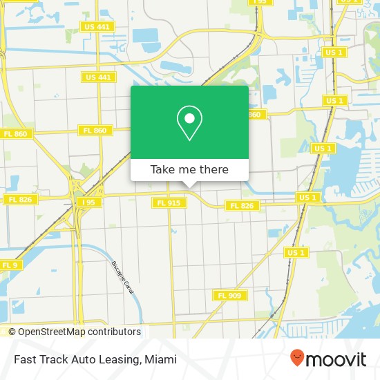 Mapa de Fast Track Auto Leasing