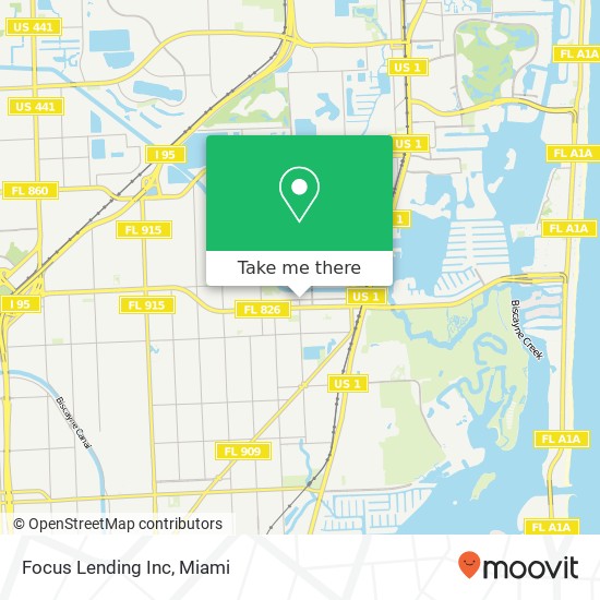 Focus Lending Inc map