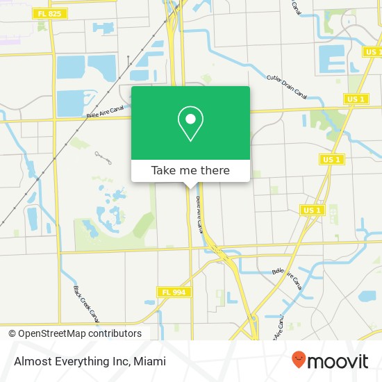 Almost Everything Inc map