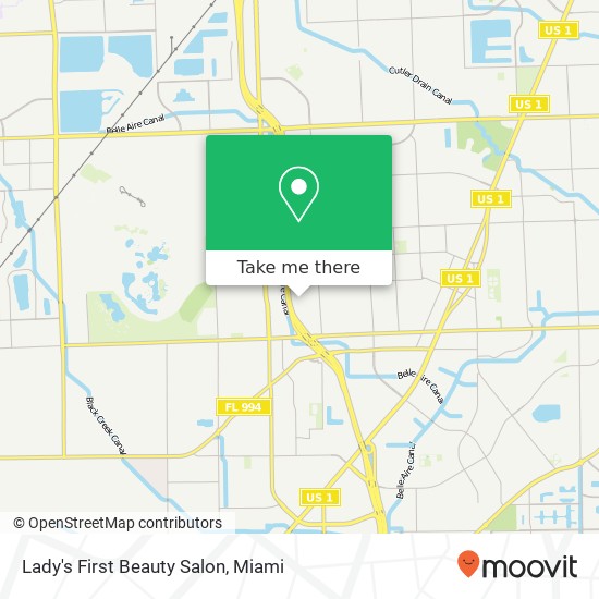 Mapa de Lady's First Beauty Salon