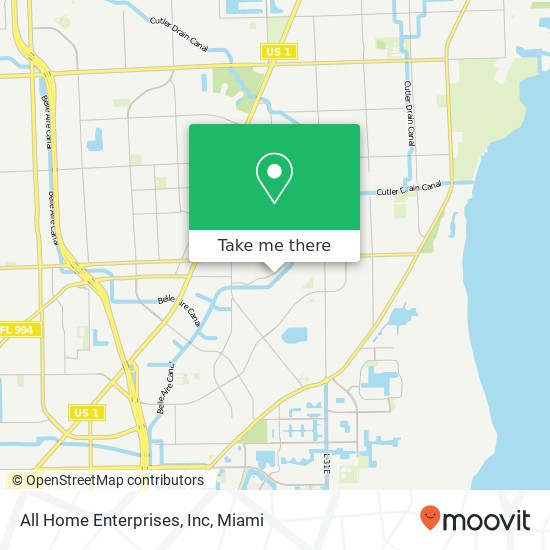 All Home Enterprises, Inc map