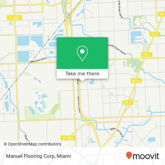 Mapa de Manuel Flooring Corp