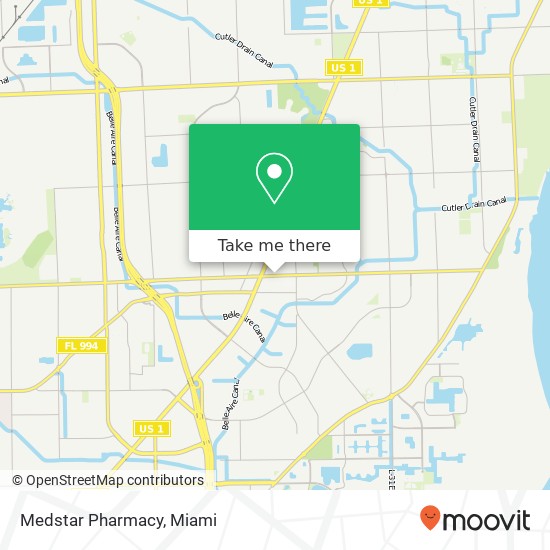 Mapa de Medstar Pharmacy