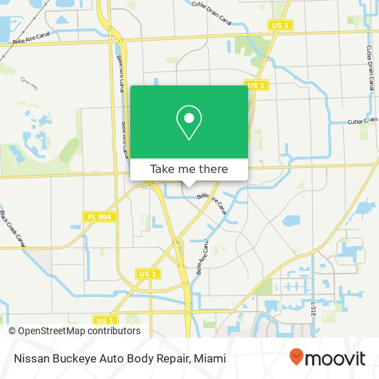 Nissan Buckeye Auto Body Repair map