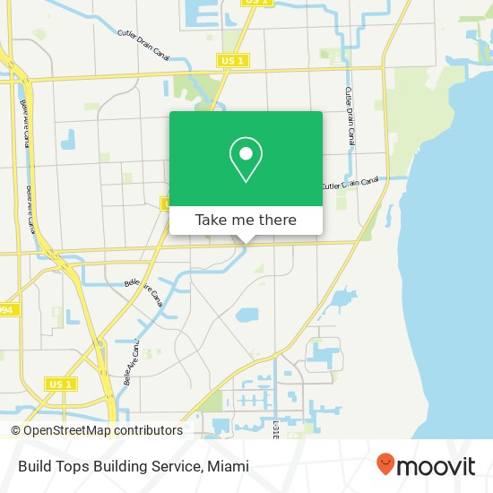 Mapa de Build Tops Building Service