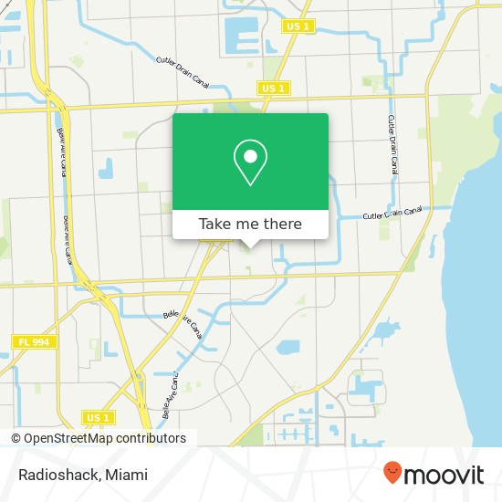 Radioshack map