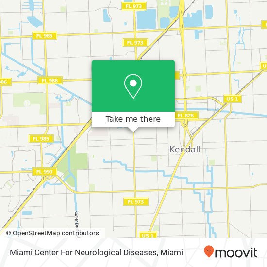 Miami Center For Neurological Diseases map