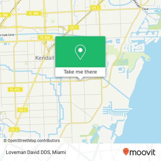 Loveman David DDS map