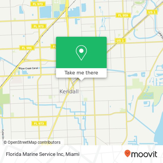 Mapa de Florida Marine Service Inc