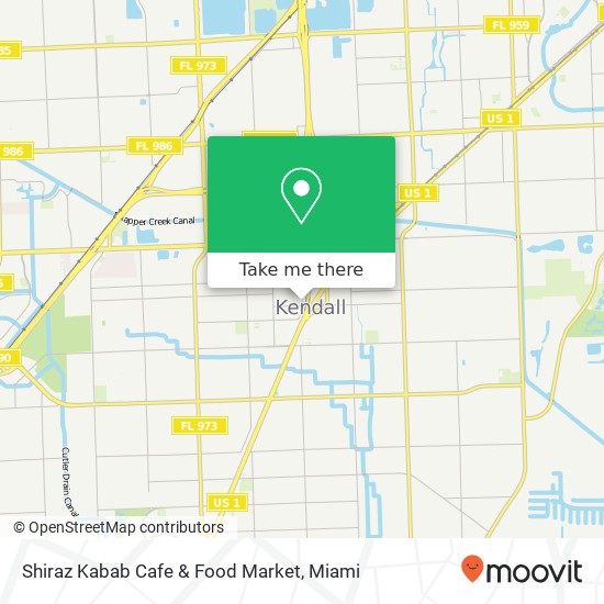 Shiraz Kabab Cafe & Food Market map