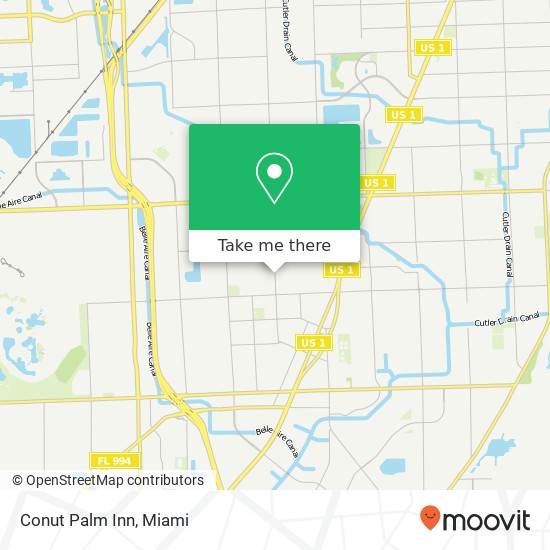 Conut Palm Inn map