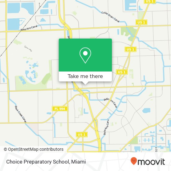 Choice Preparatory School map