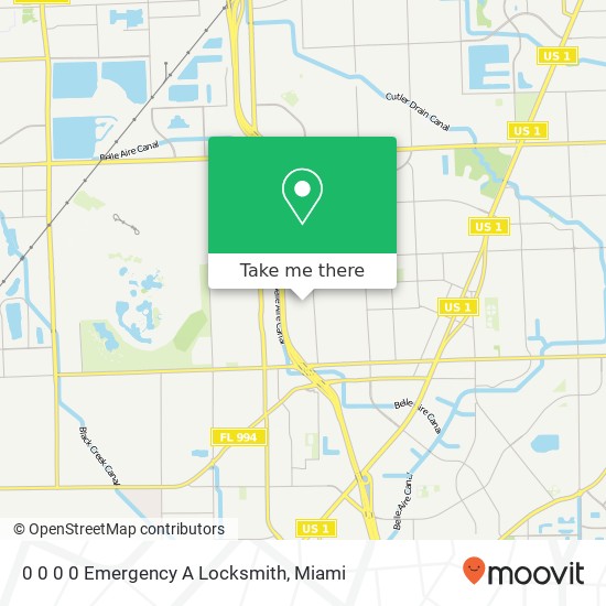 Mapa de 0 0 0 0 Emergency A Locksmith