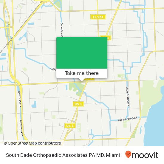 South Dade Orthopaedic Associates PA MD map