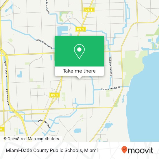 Miami-Dade County Public Schools map