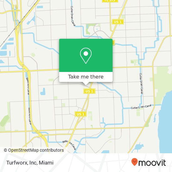 Turfworx, Inc map