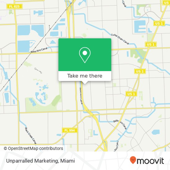 Unparralled Marketing map