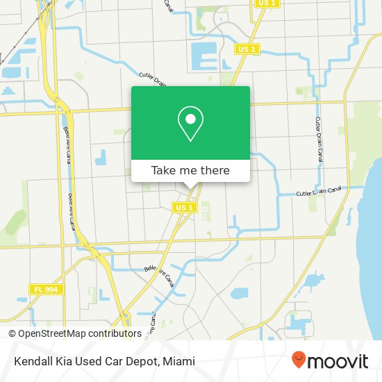 Kendall Kia Used Car Depot map