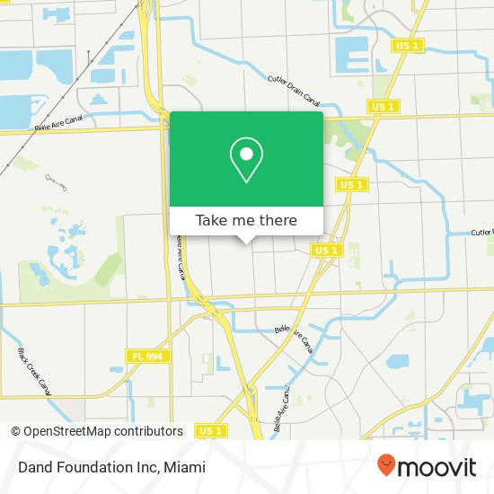 Dand Foundation Inc map