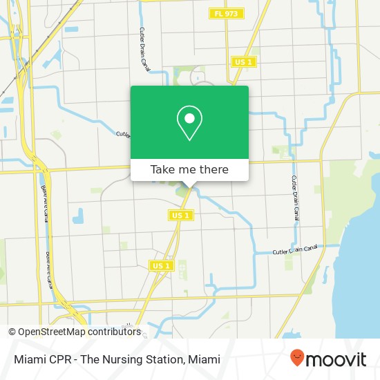 Mapa de Miami CPR - The Nursing Station