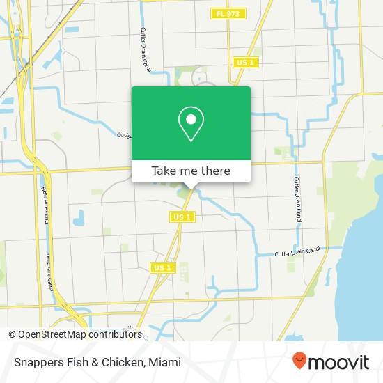 Mapa de Snappers Fish & Chicken