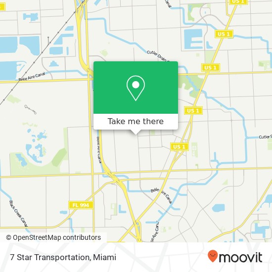 7 Star Transportation map