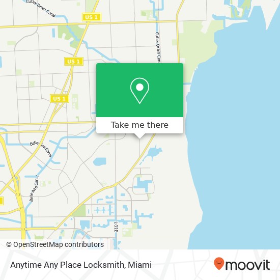 Mapa de Anytime Any Place Locksmith