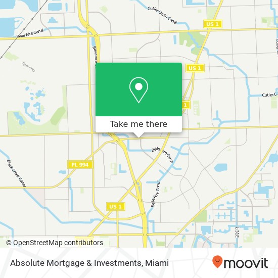 Absolute Mortgage & Investments map