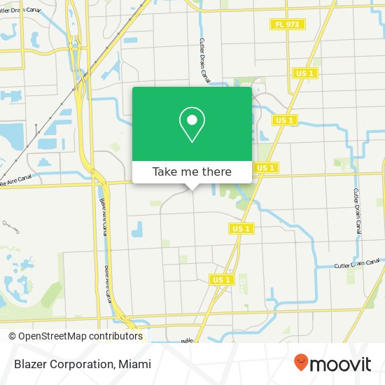 Blazer Corporation map