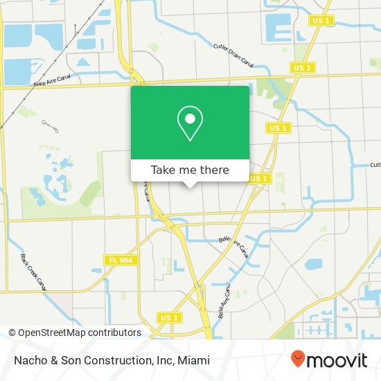 Nacho & Son Construction, Inc map