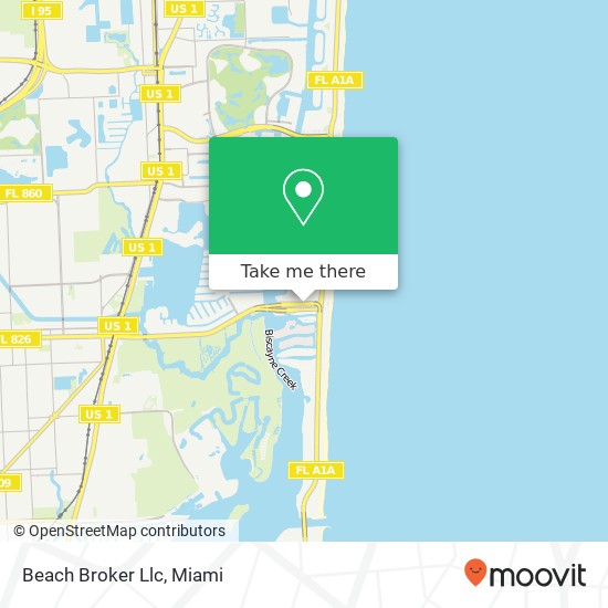 Mapa de Beach Broker Llc