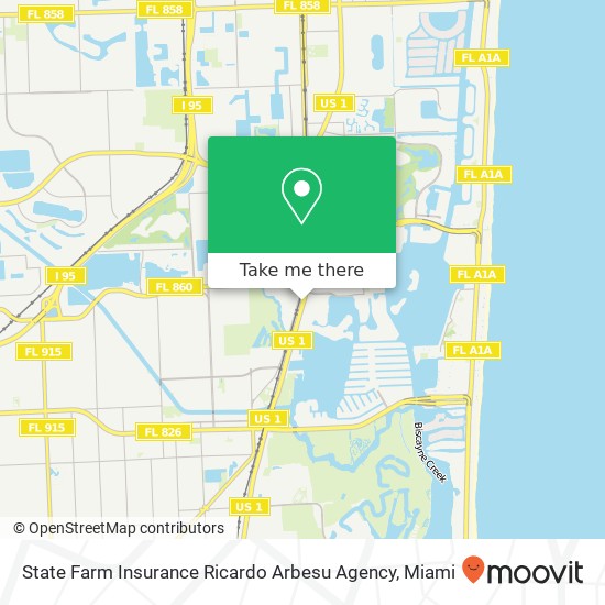 State Farm Insurance Ricardo Arbesu Agency map