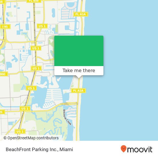 BeachFront Parking Inc. map