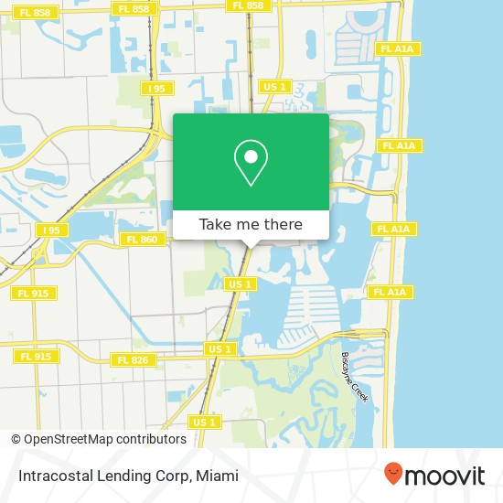 Mapa de Intracostal Lending Corp