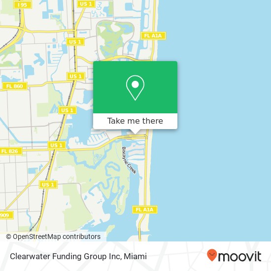 Clearwater Funding Group Inc map