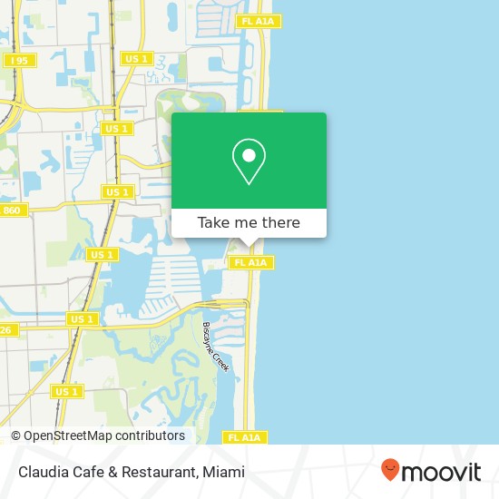 Claudia Cafe & Restaurant map