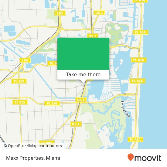 Maxx Properties map