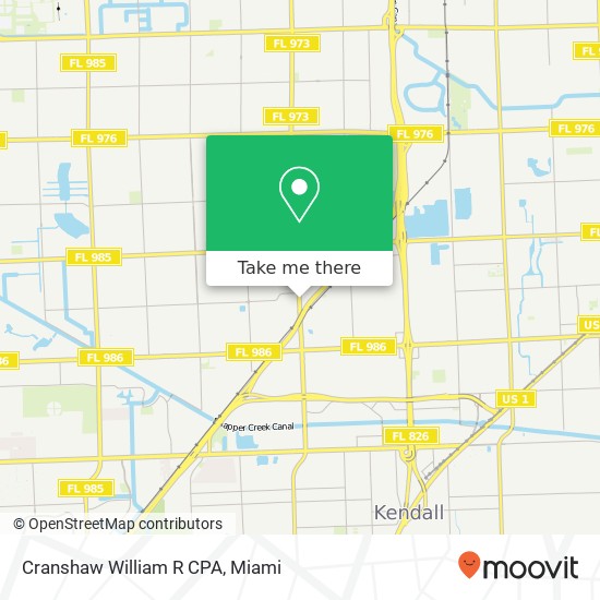 Mapa de Cranshaw William R CPA