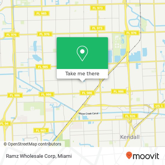 Ramz Wholesale Corp map