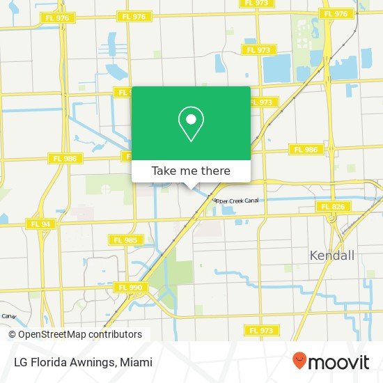 Mapa de LG Florida Awnings